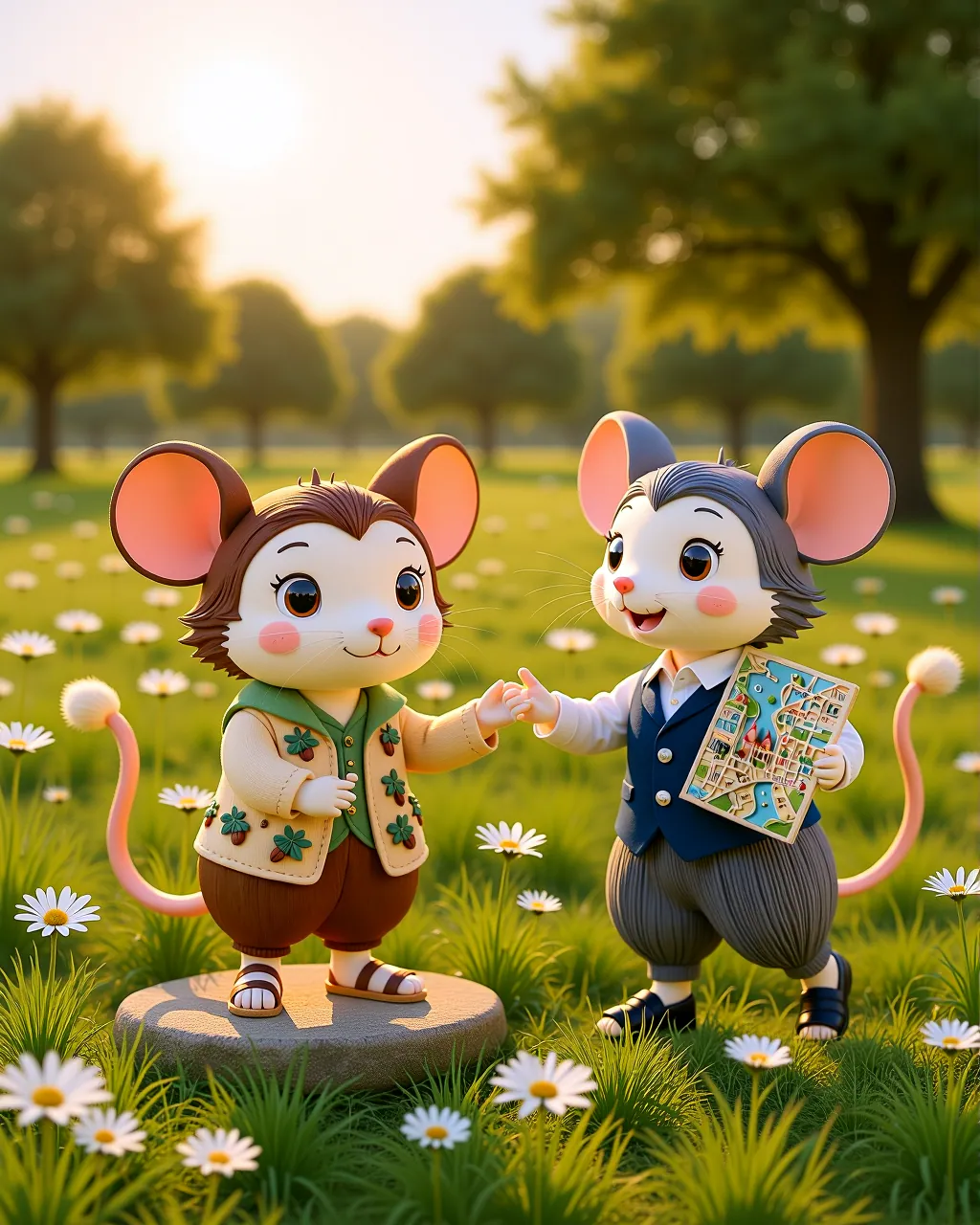 The Country Mouse and the City Mouse — scene 1