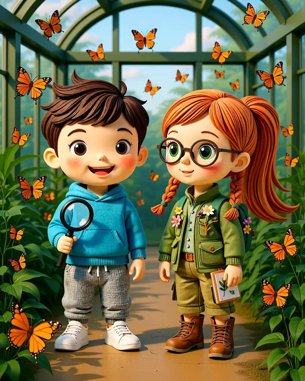 Cover of “The Butterfly Conservatory of Hidden Hearts”