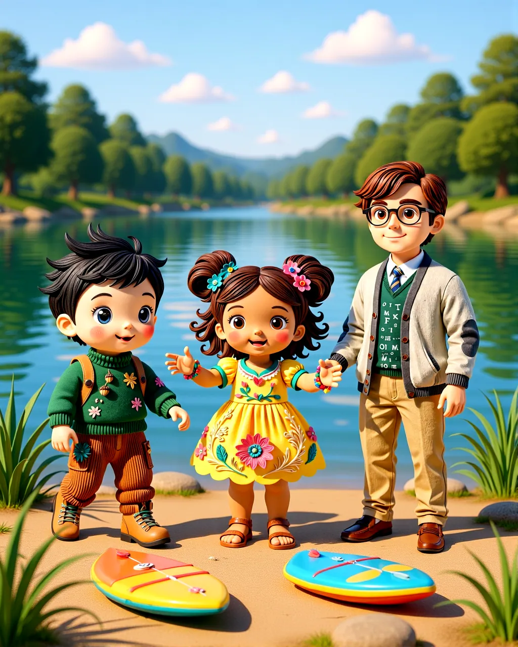 The Singing Lily Pad Lake — scene 1
