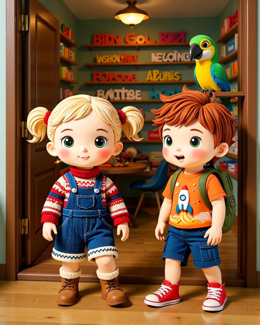 The Rainbow Language Snack Adventure — scene 1