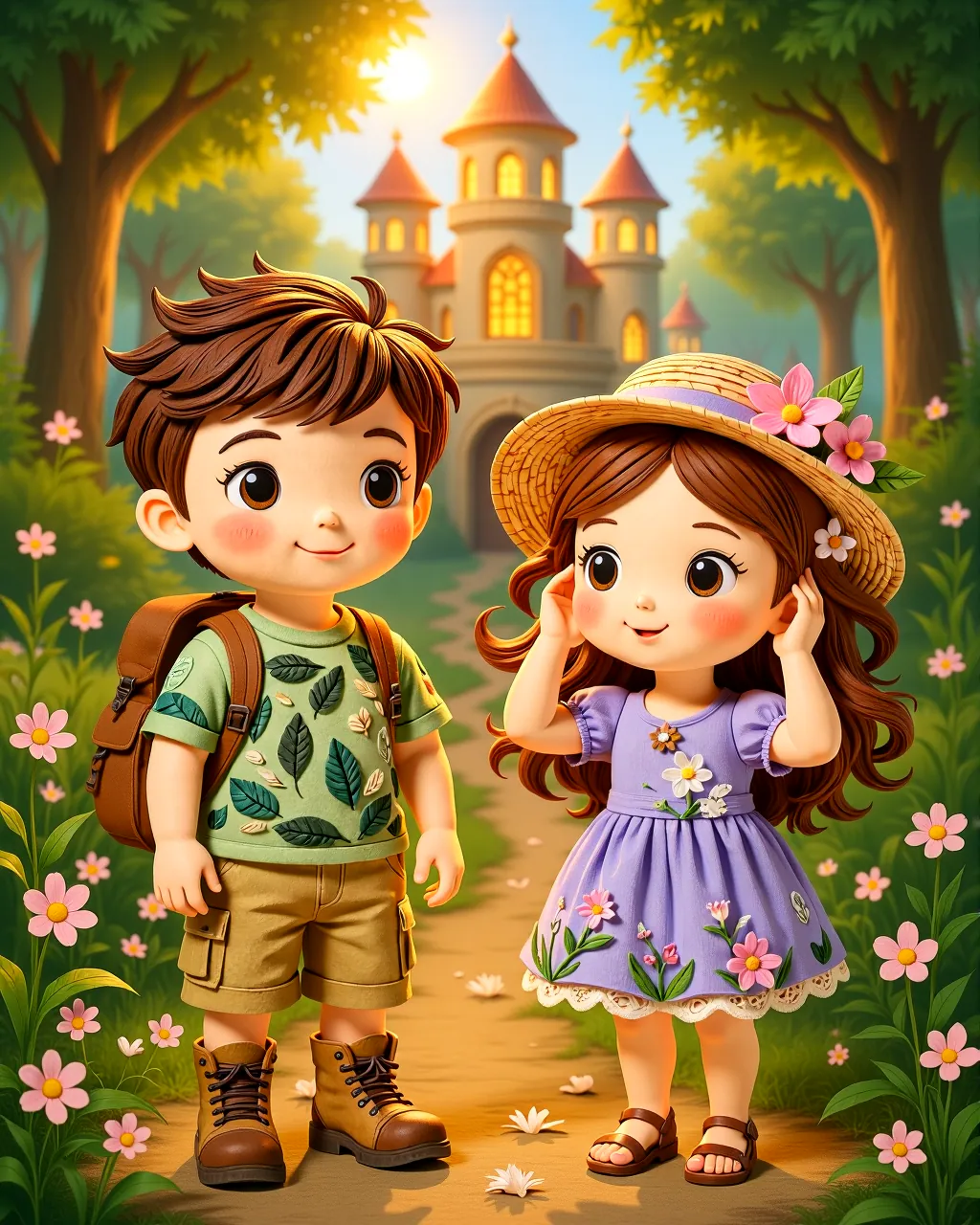 Cover of “The Honey Castle and the Grumpy Guardian”