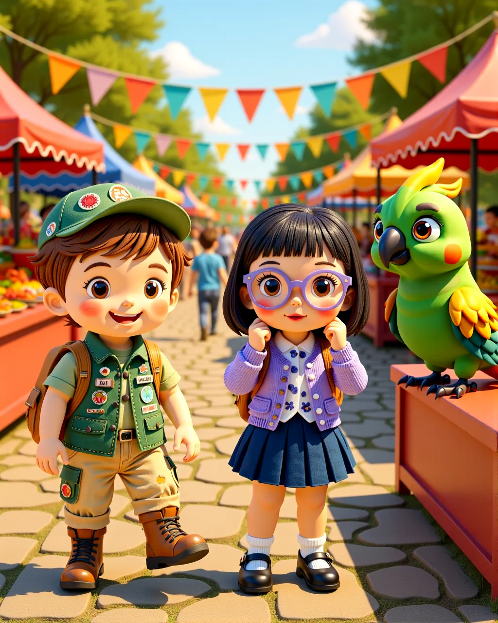 The Festival of Flavors and Stories — scene 1
