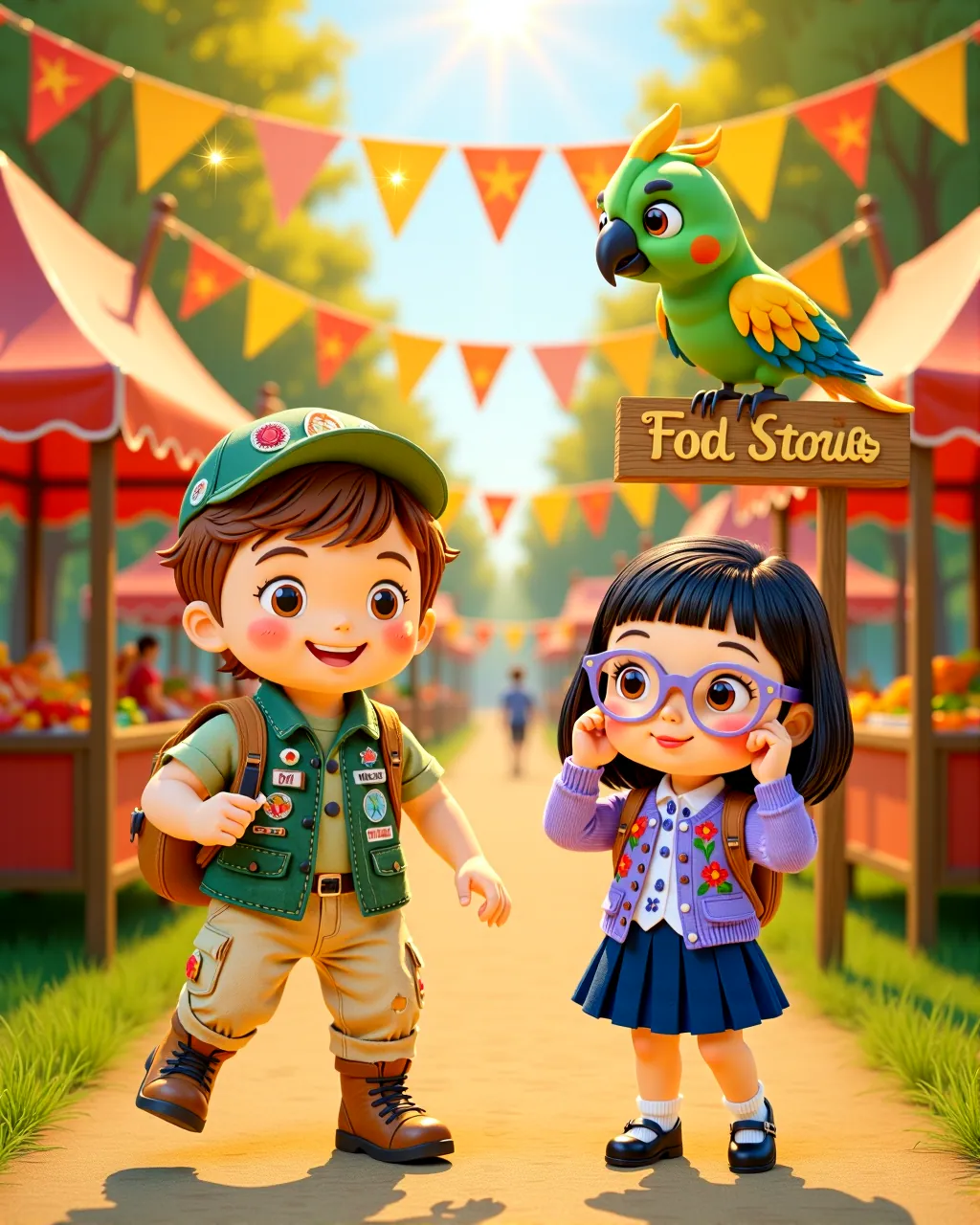 Cover of “The Festival of Flavors and Stories”