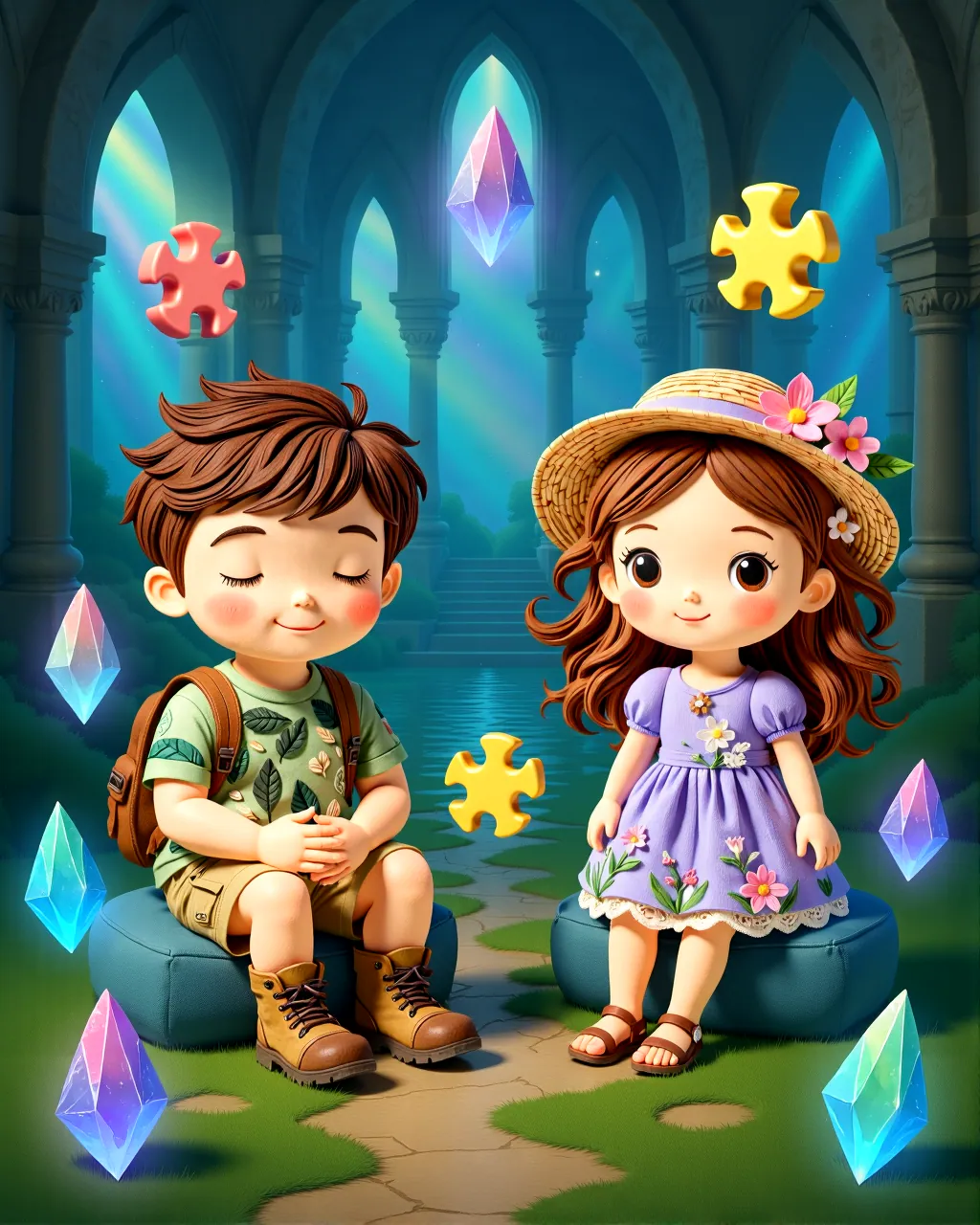 Cover of “The Whispering Puzzle Palace”