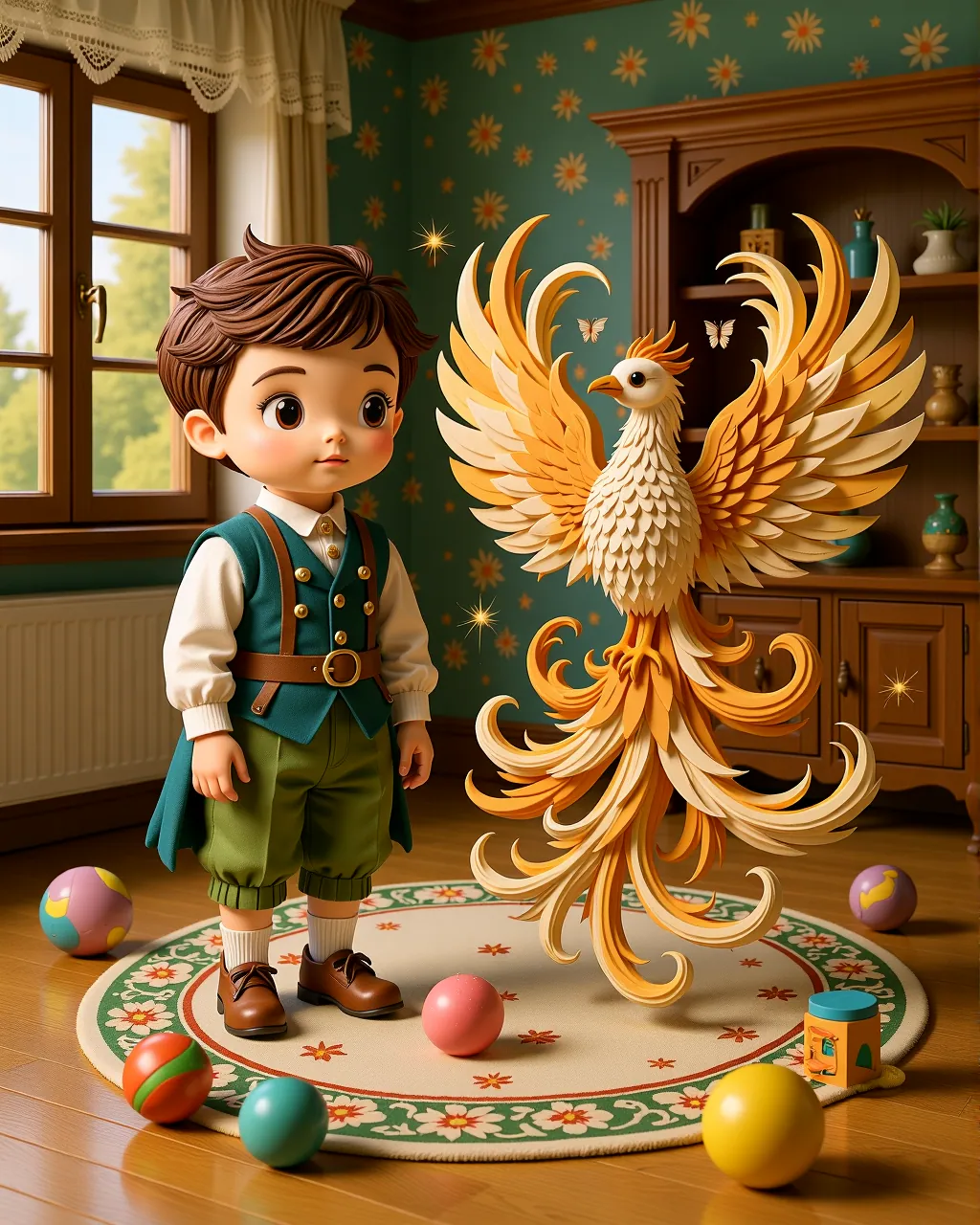 The Phoenix and the Carpet — scene 1