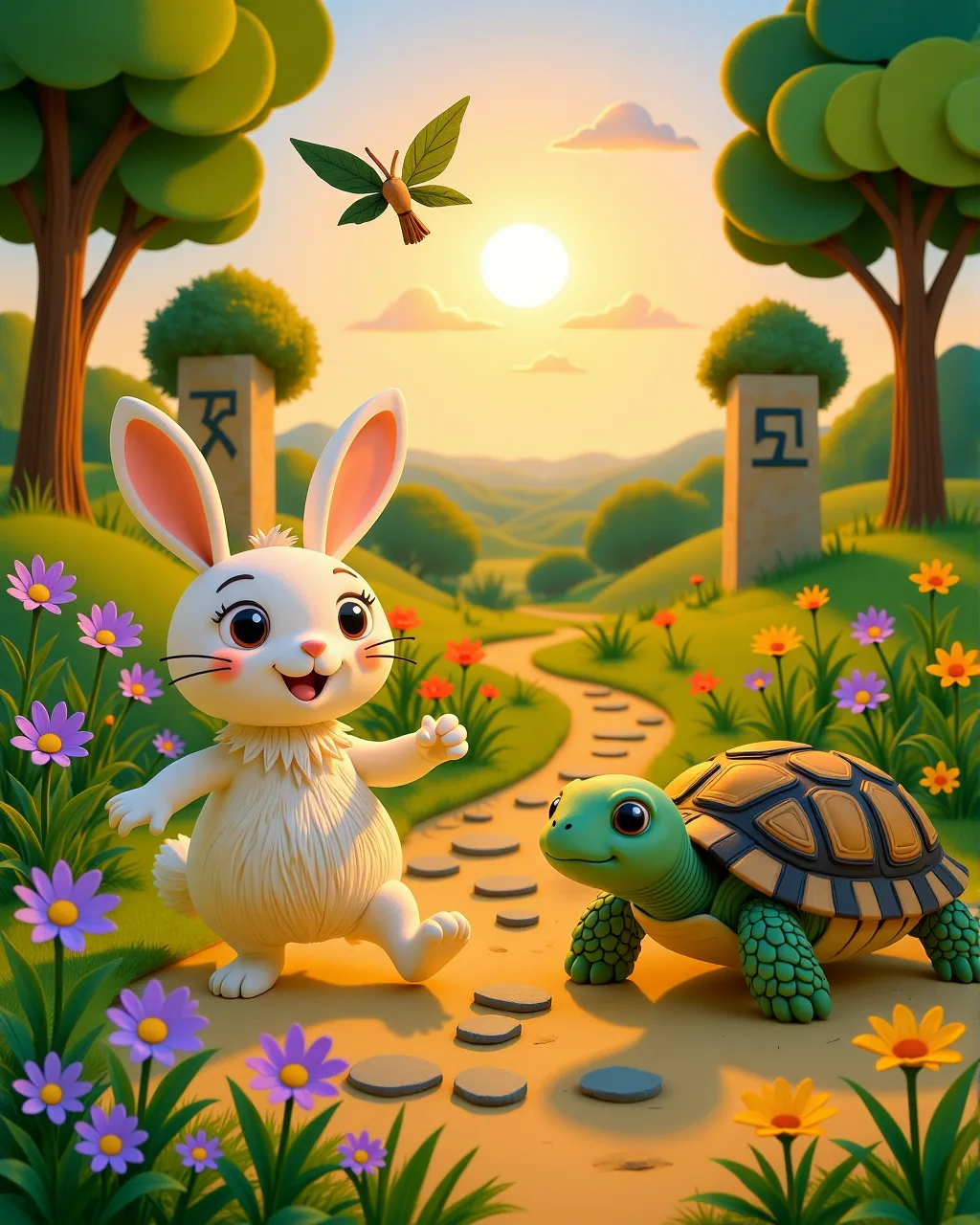 The Tortoise and the Hare — scene 1