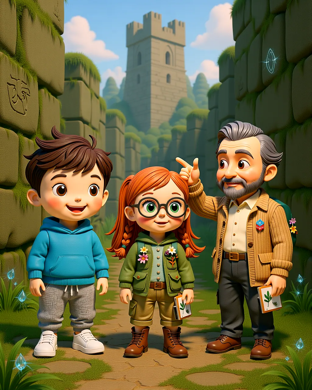 The Wisdom Stones of Learning Fortress — scene 1