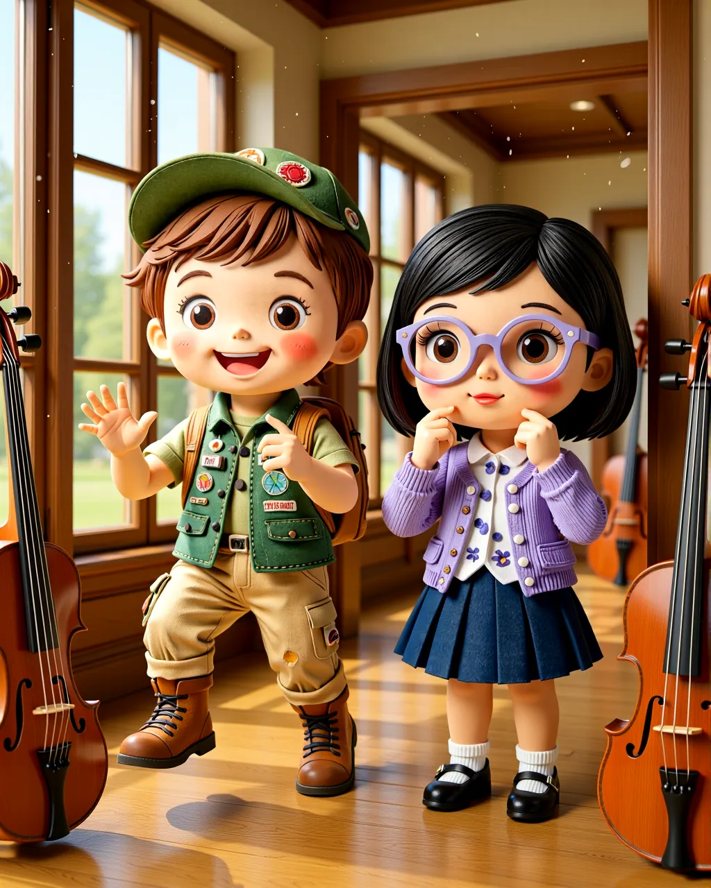 The Singing Violins Secret — scene 1