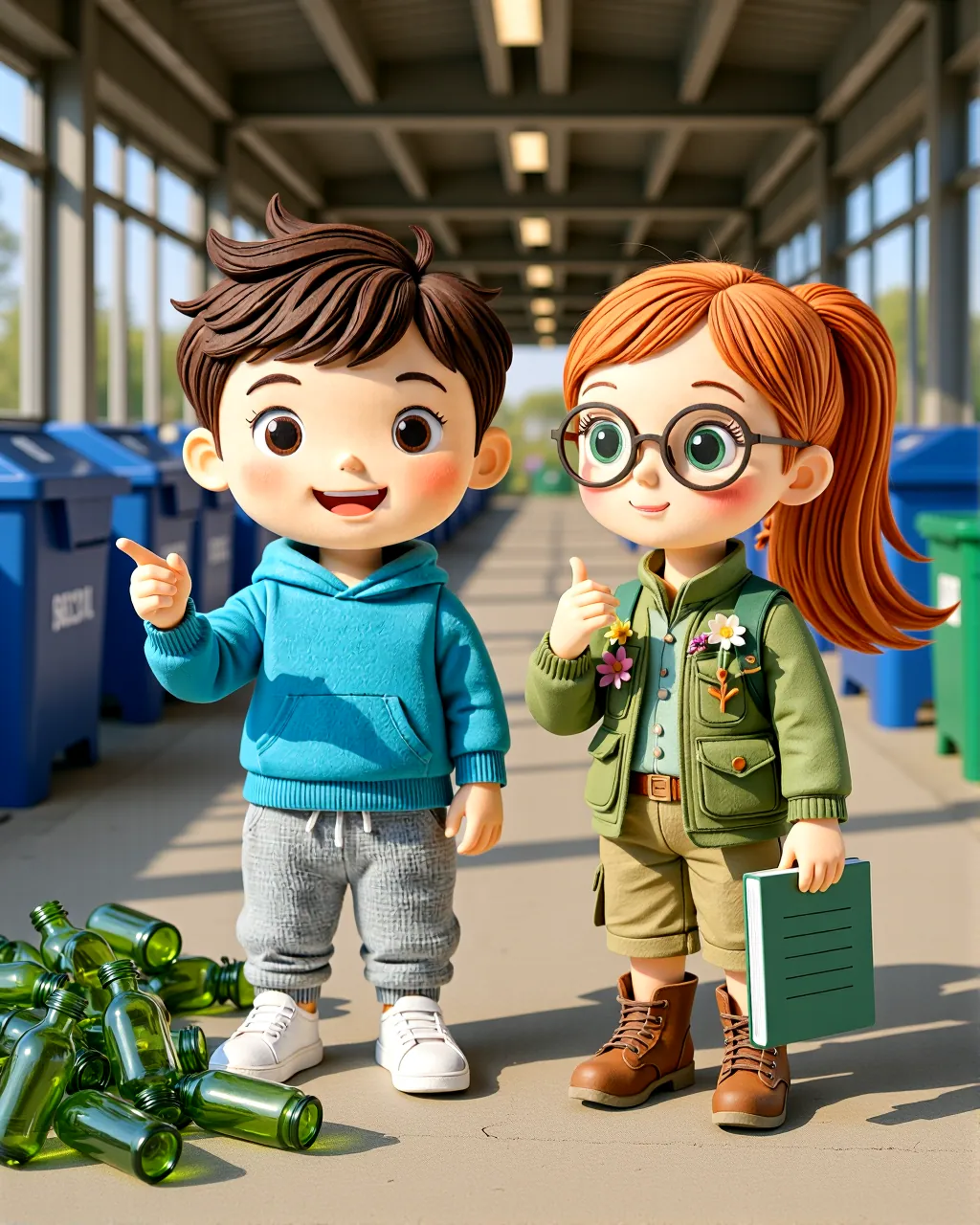 The Whispering Recycling Center — scene 1