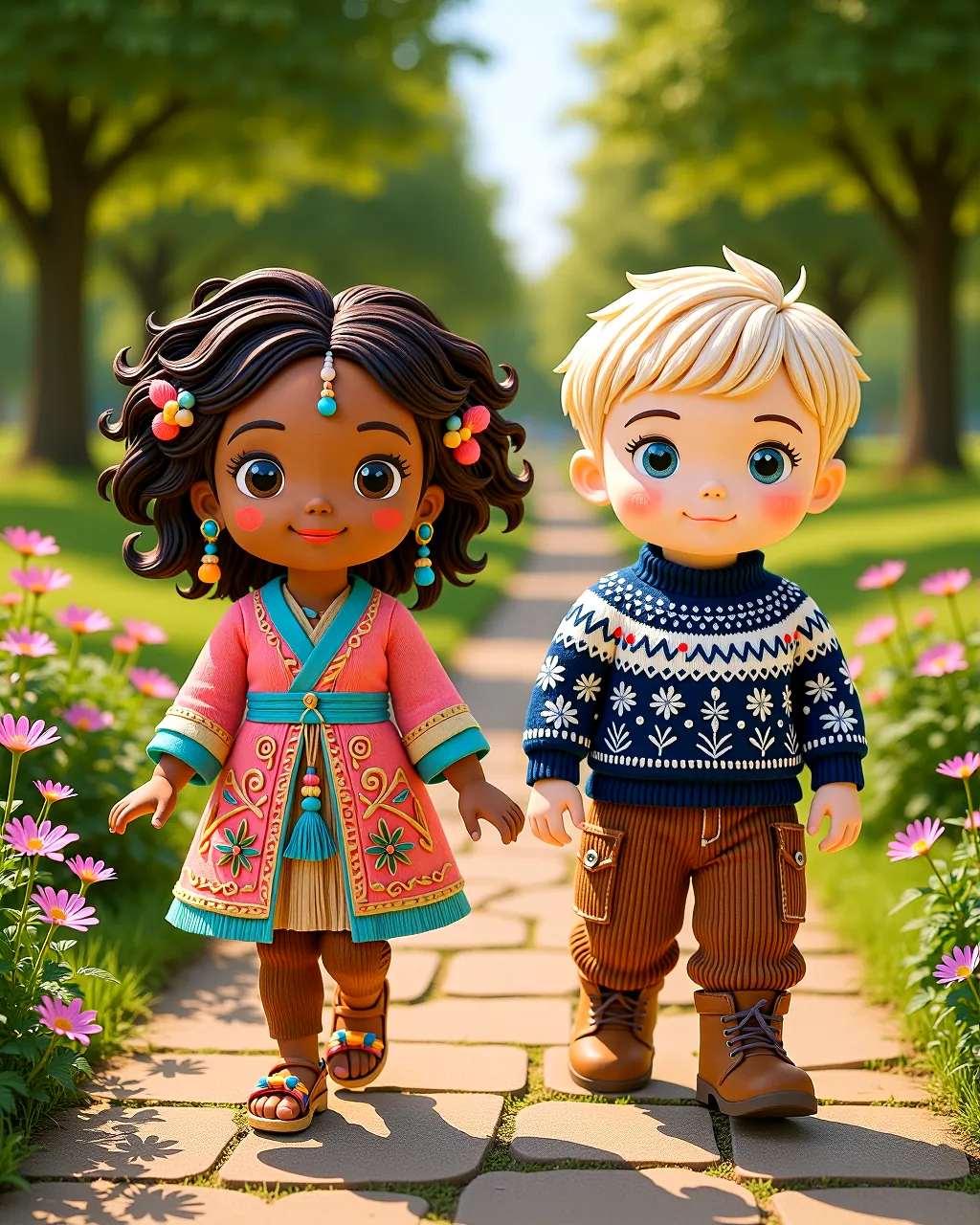 The Garden of Singing Colors — scene 1
