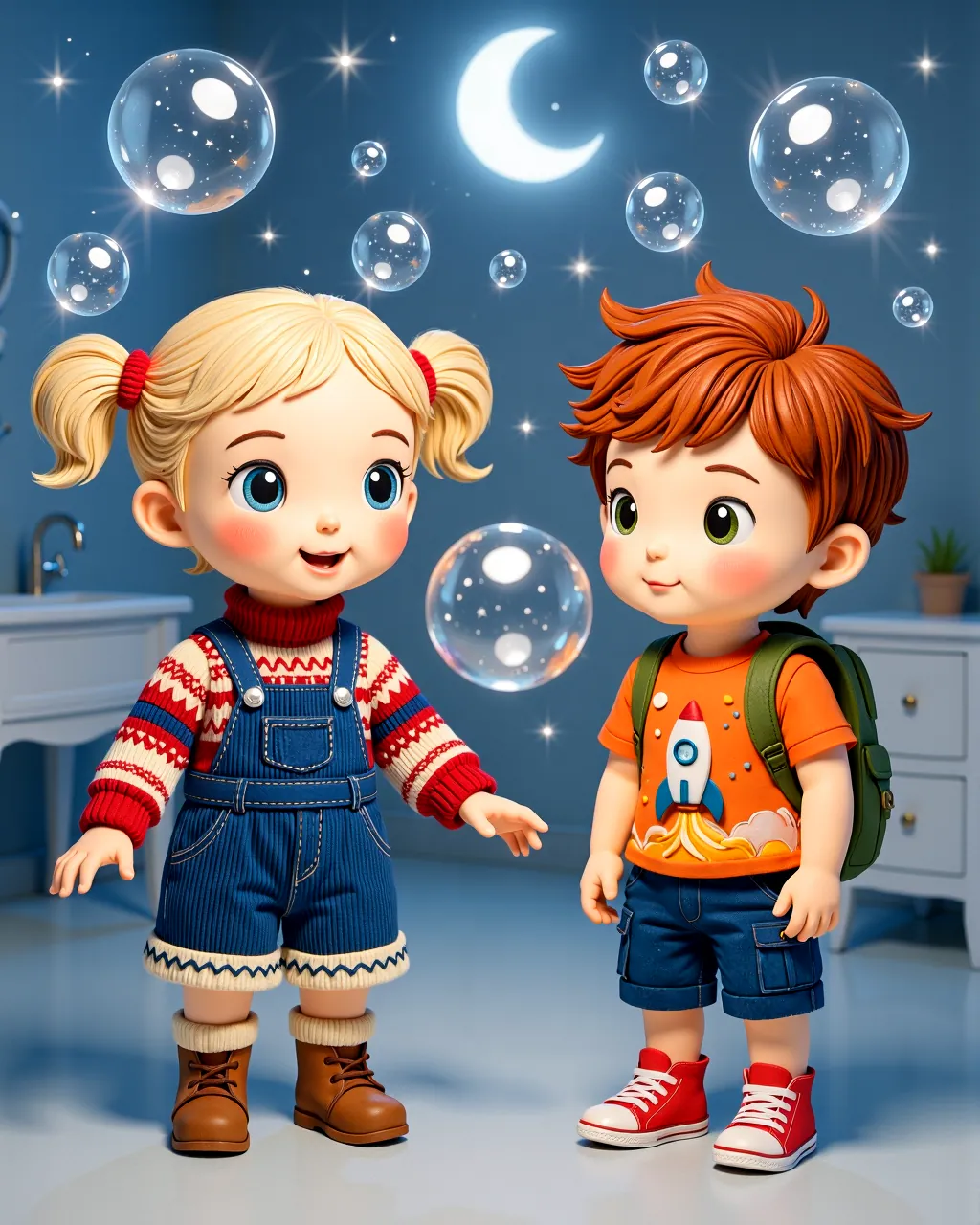 Cover of “The Moonbeam Nursery's Bubble Rescue”