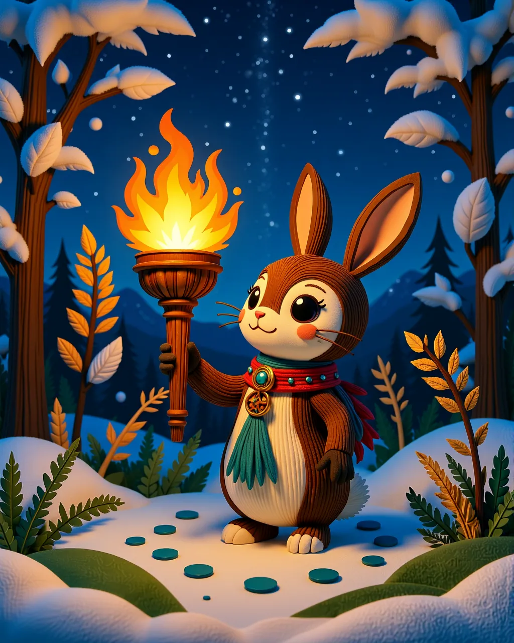 How Rabbit Stole Fire — scene 1