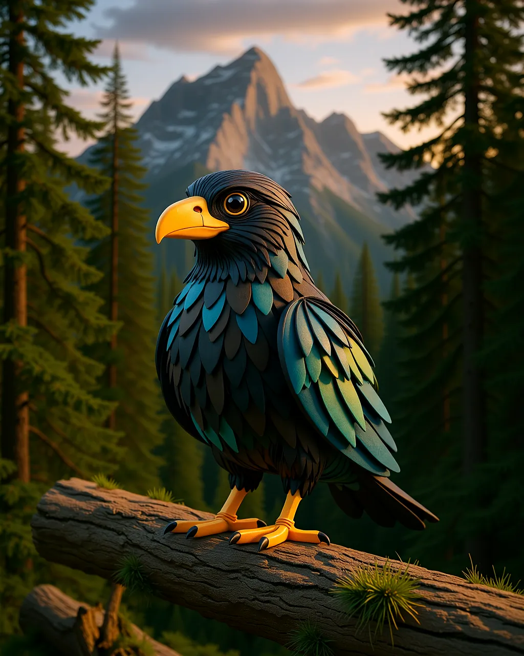 How Clever Raven Brought Light to the World — scene 1