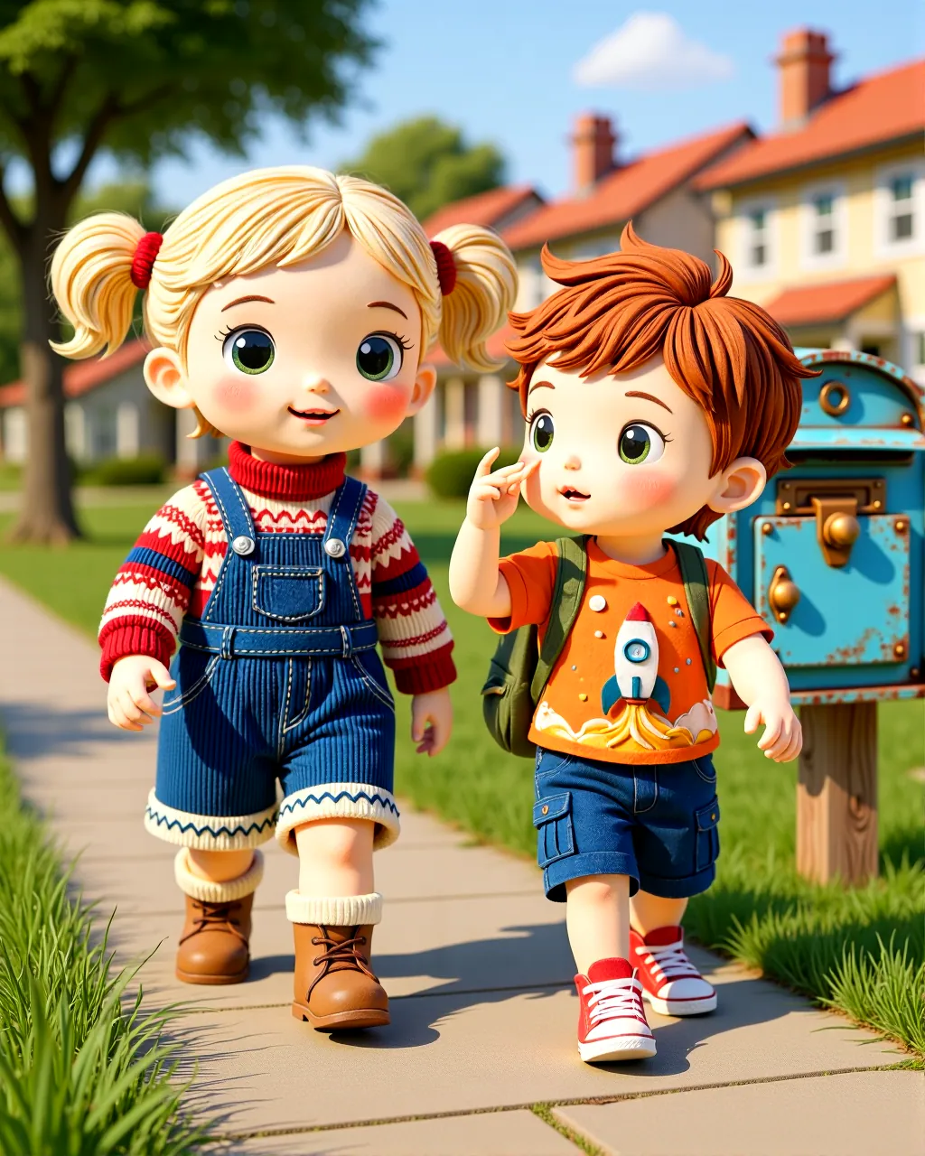 Anya & Noah's Mailbox Taste Journey — scene 1