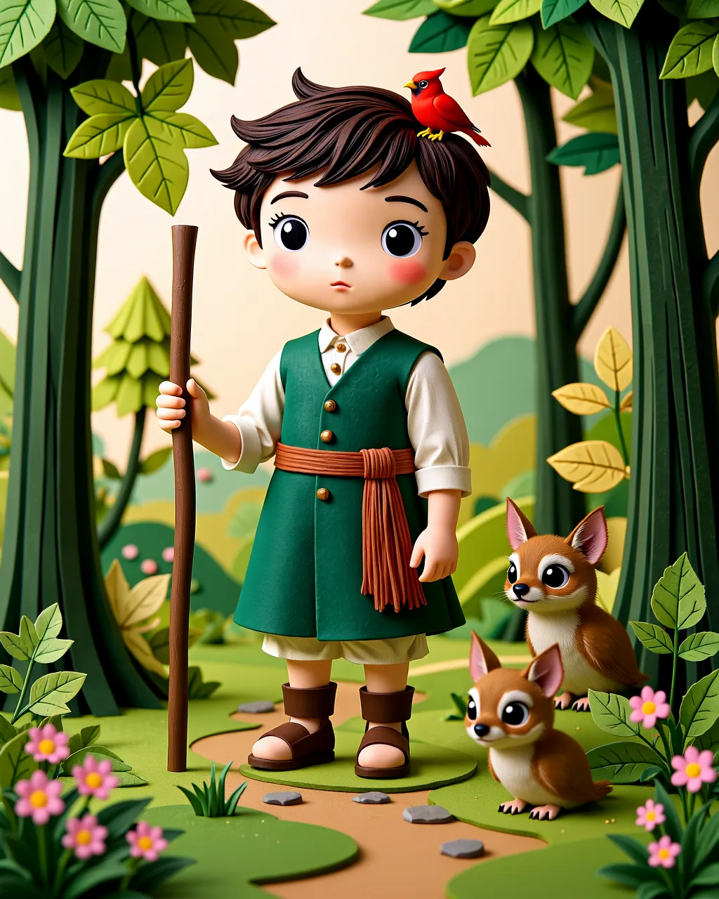 Freckles and the Limberlost Forest — scene 1