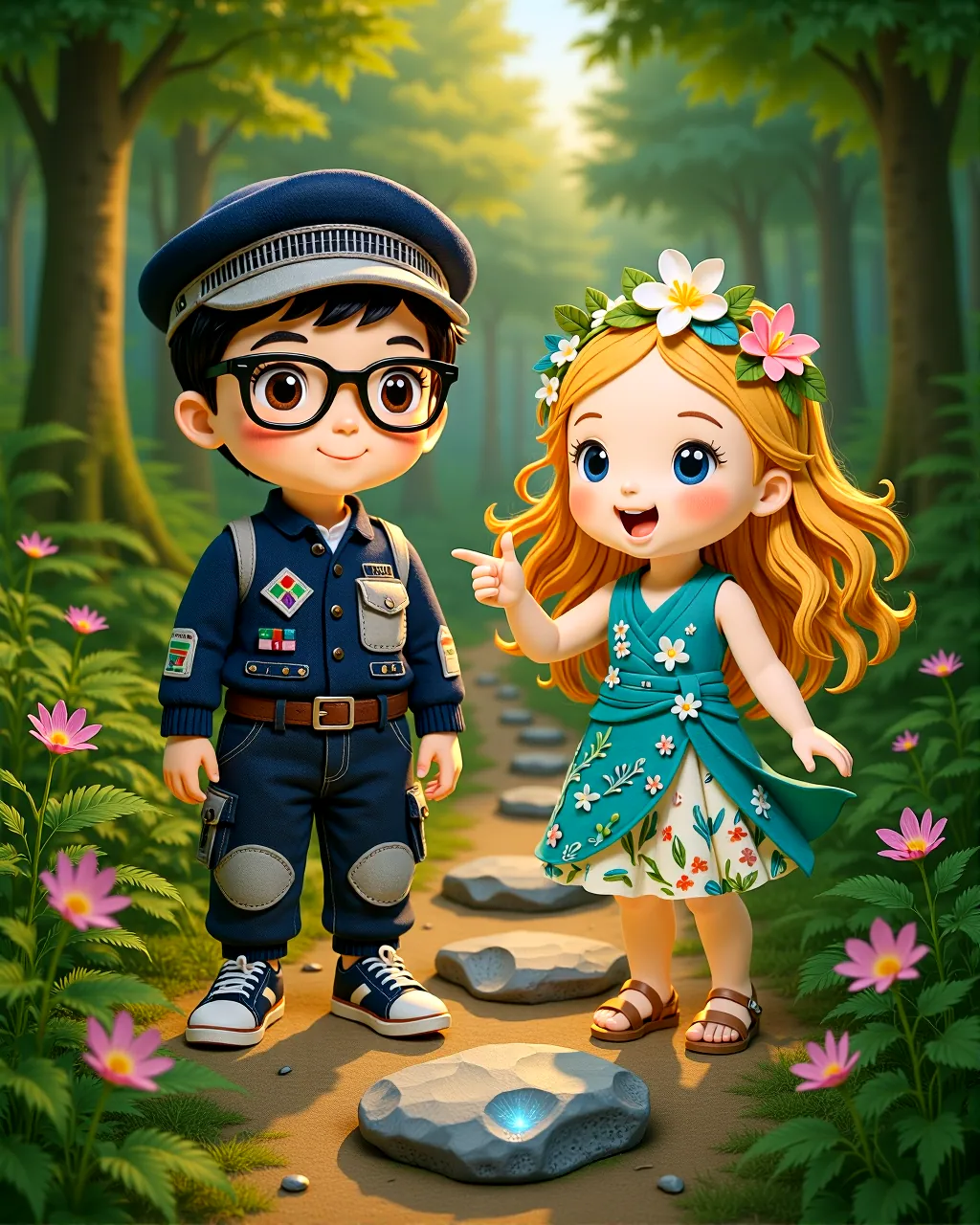 Cover of “The Singing Stones of Harmony Trail”