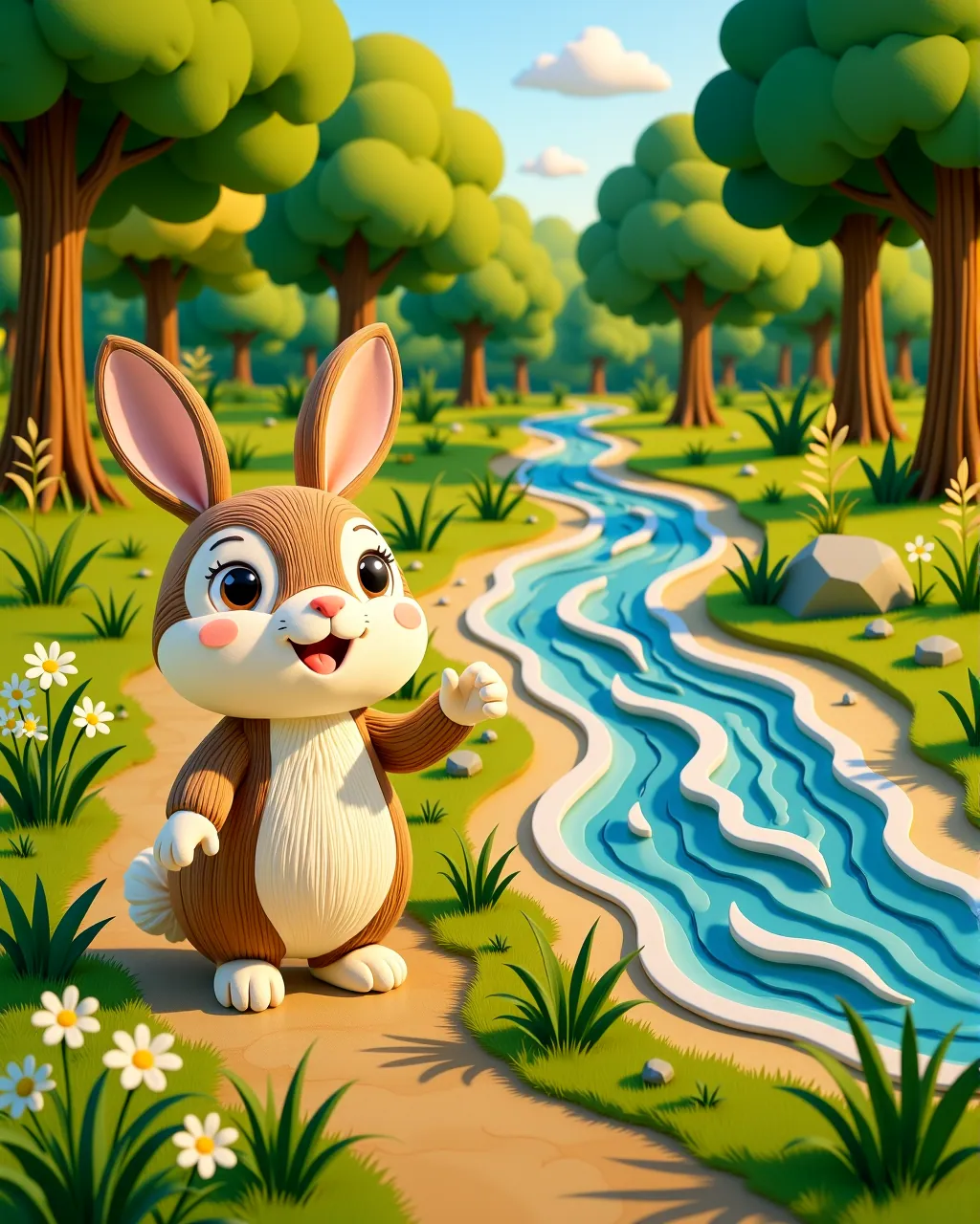 The Laughing Brook — scene 1