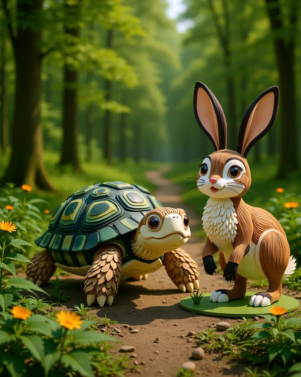 The Tortoise and the Hare — scene 1
