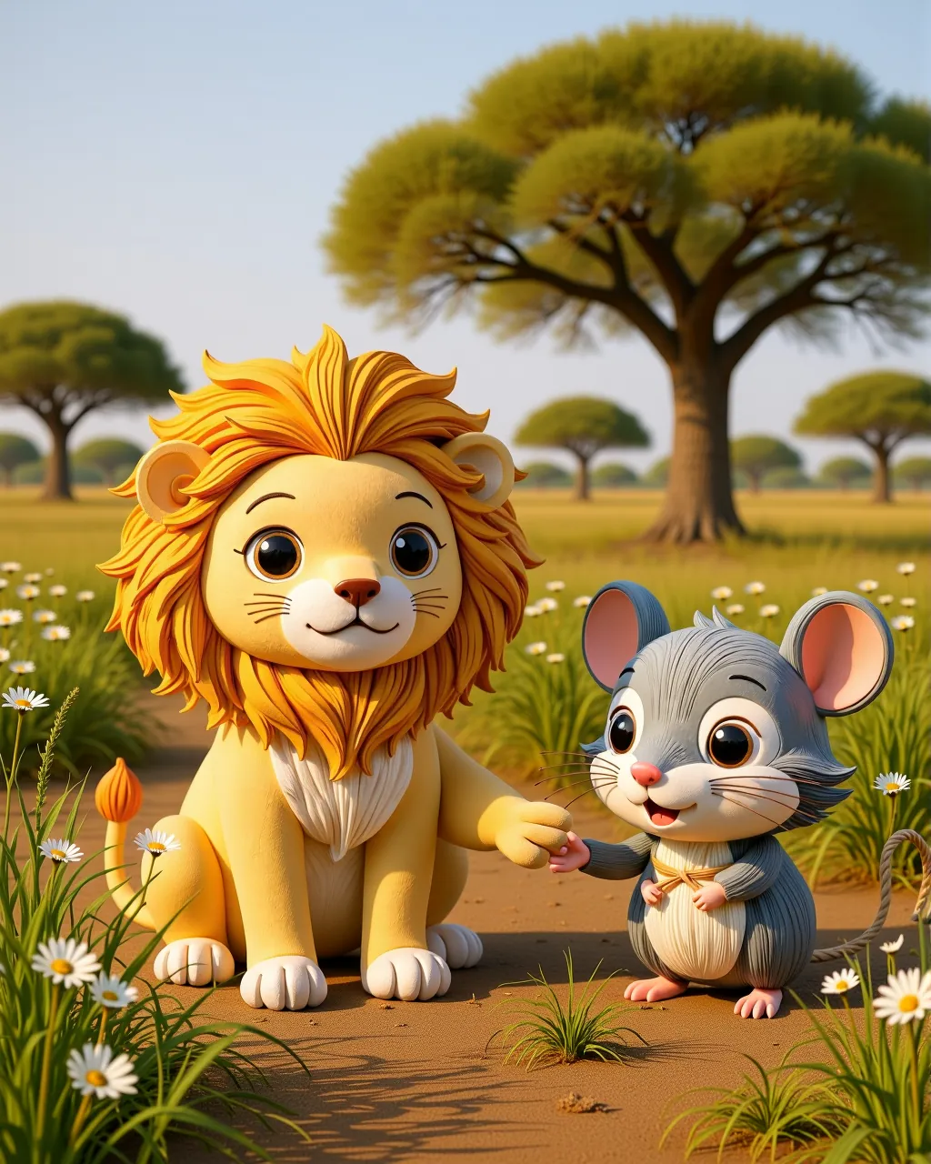 The Lion and the Mouse — scene 1