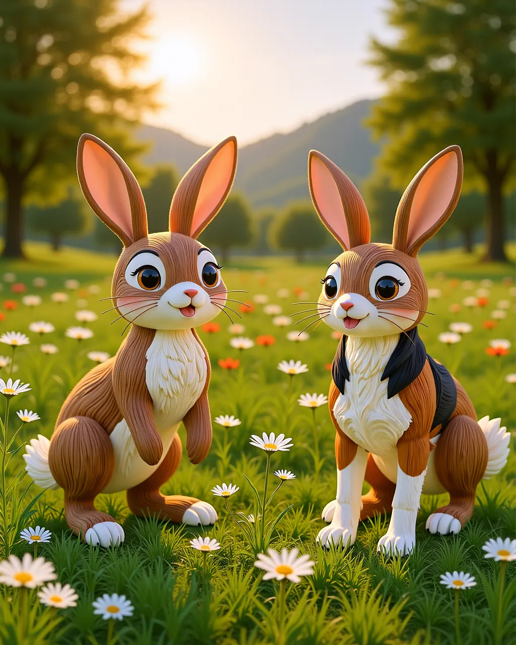 The Hare and the Hound — scene 1