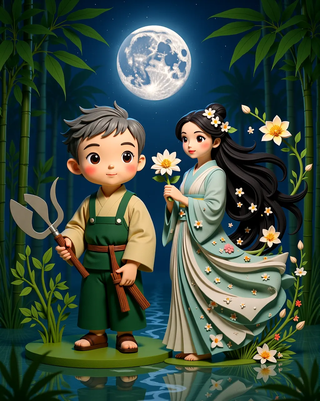 The Bamboo Cutter and the Moon Princess — scene 1