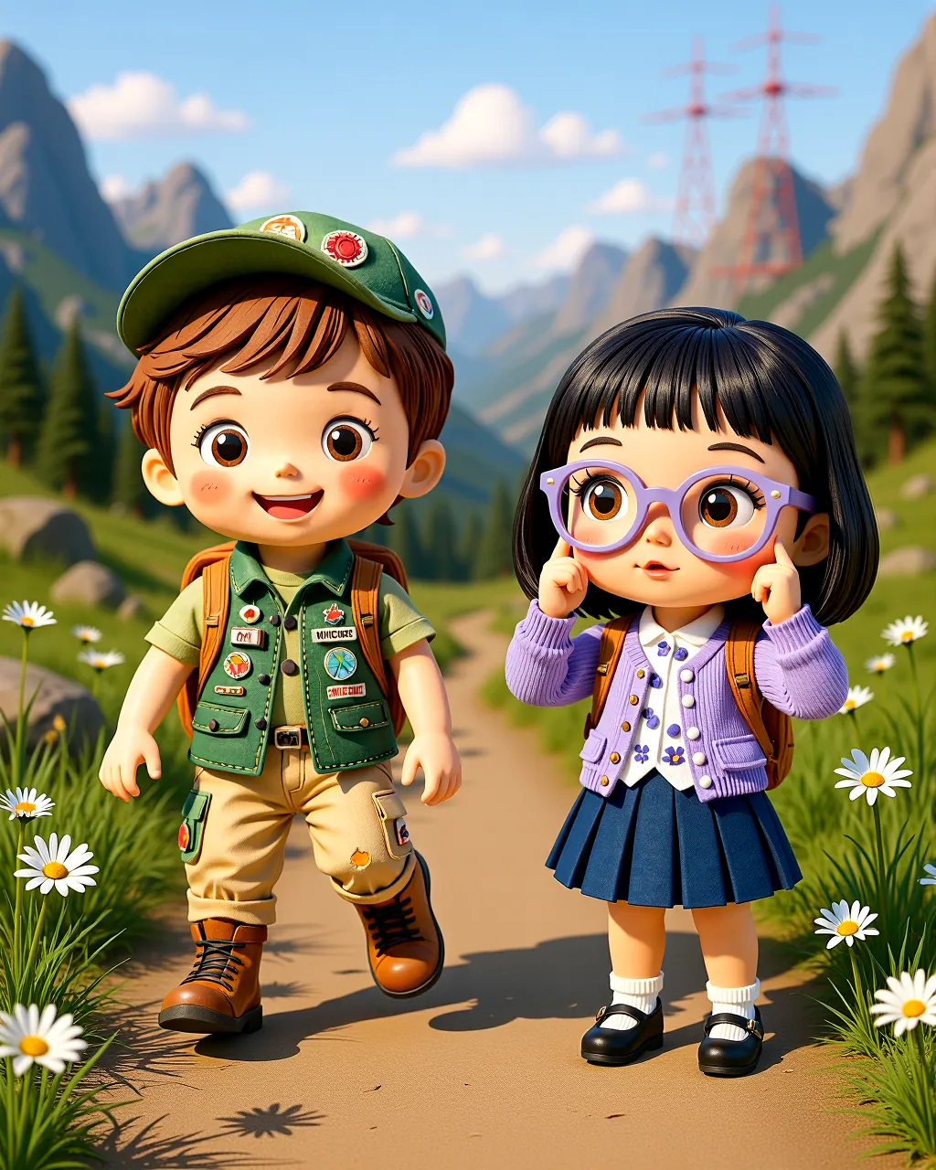 The Singing Signals of Friendship Mountain — scene 1
