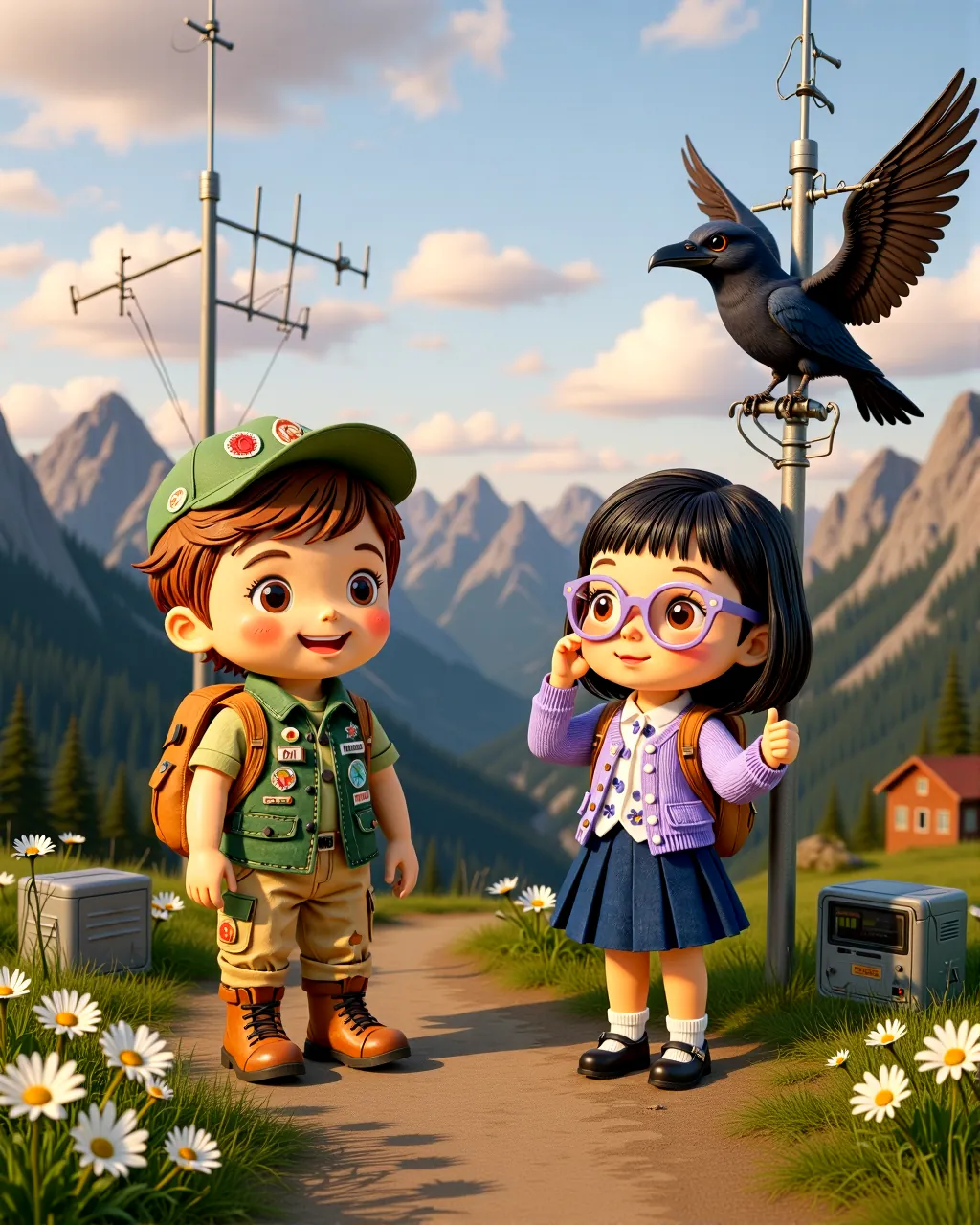Cover of “The Singing Signals of Friendship Mountain”