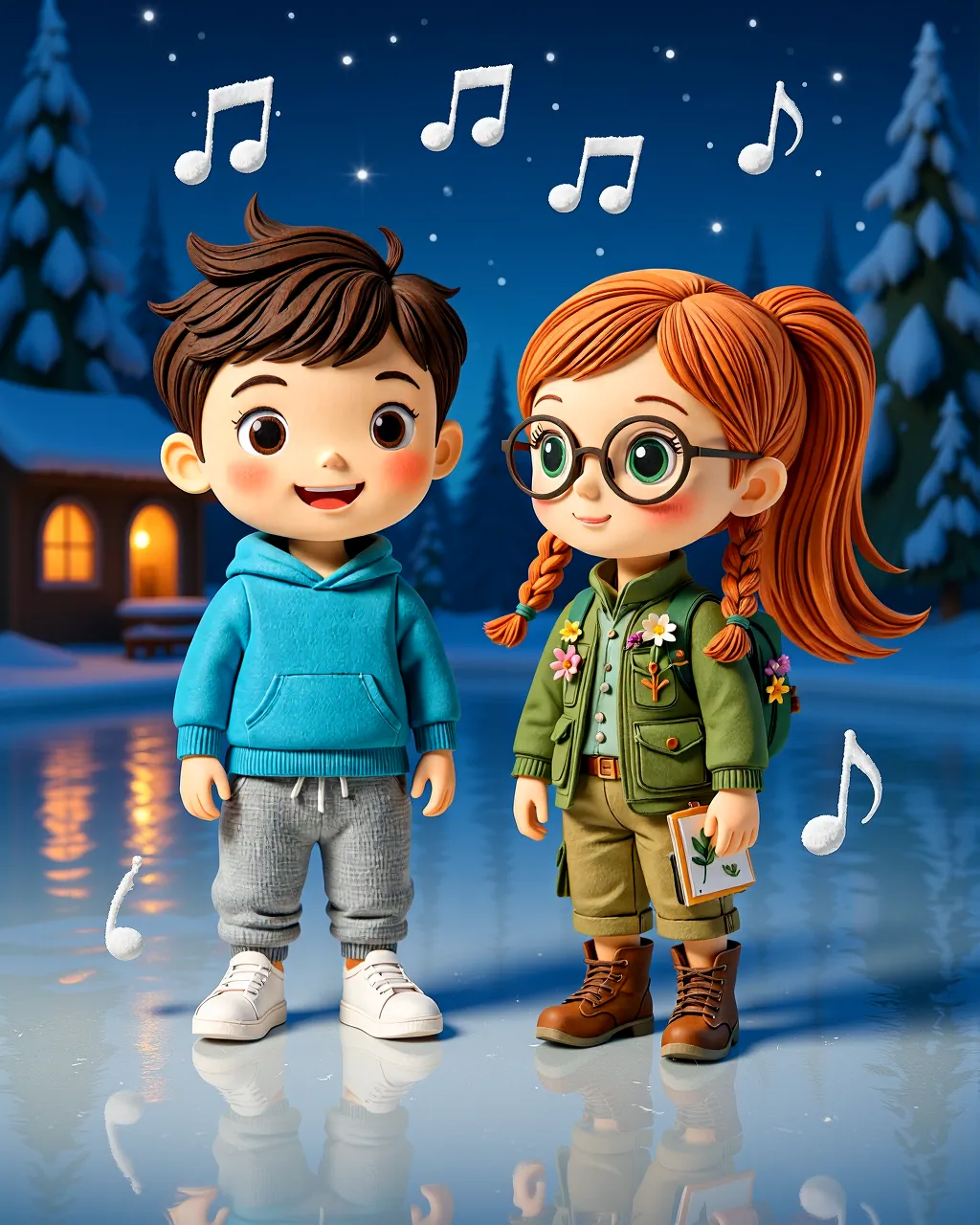 Cover of “The Ice That Sings of Courage”