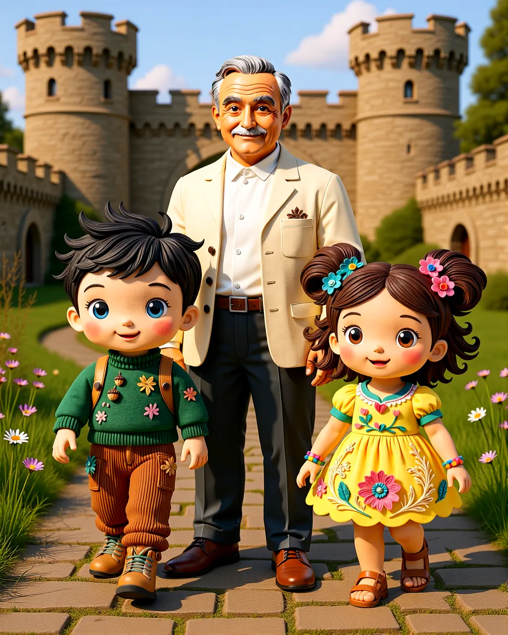 The Castle's Rainbow Garden — scene 1