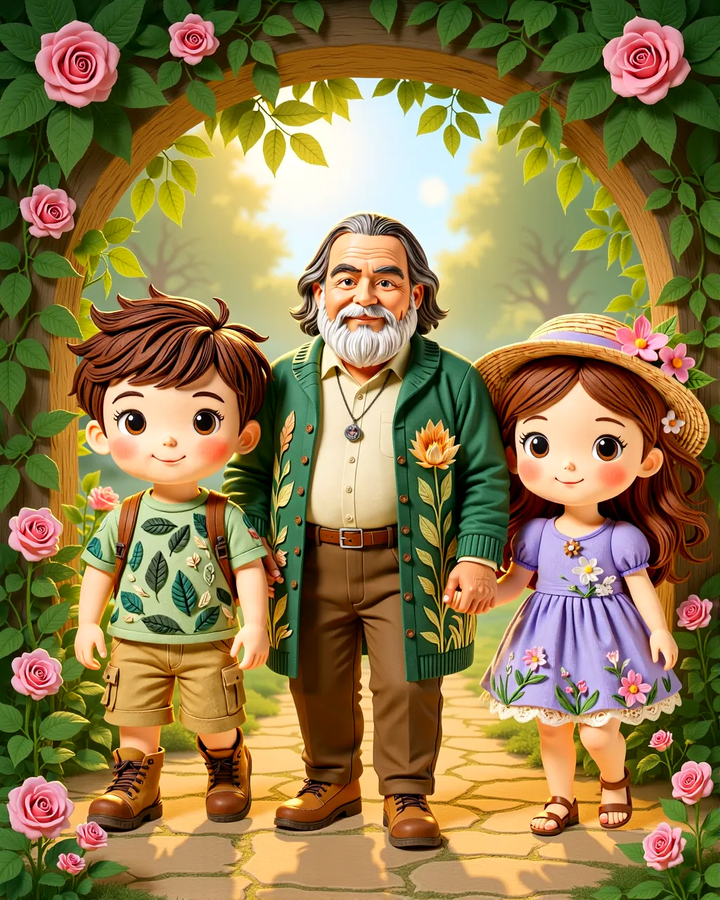 The Glowing Garden Temple — scene 1