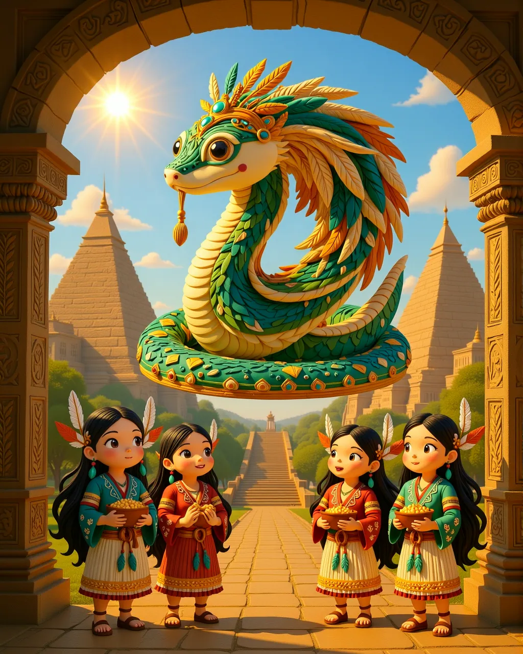 The Feathered Serpent's Gift — scene 1