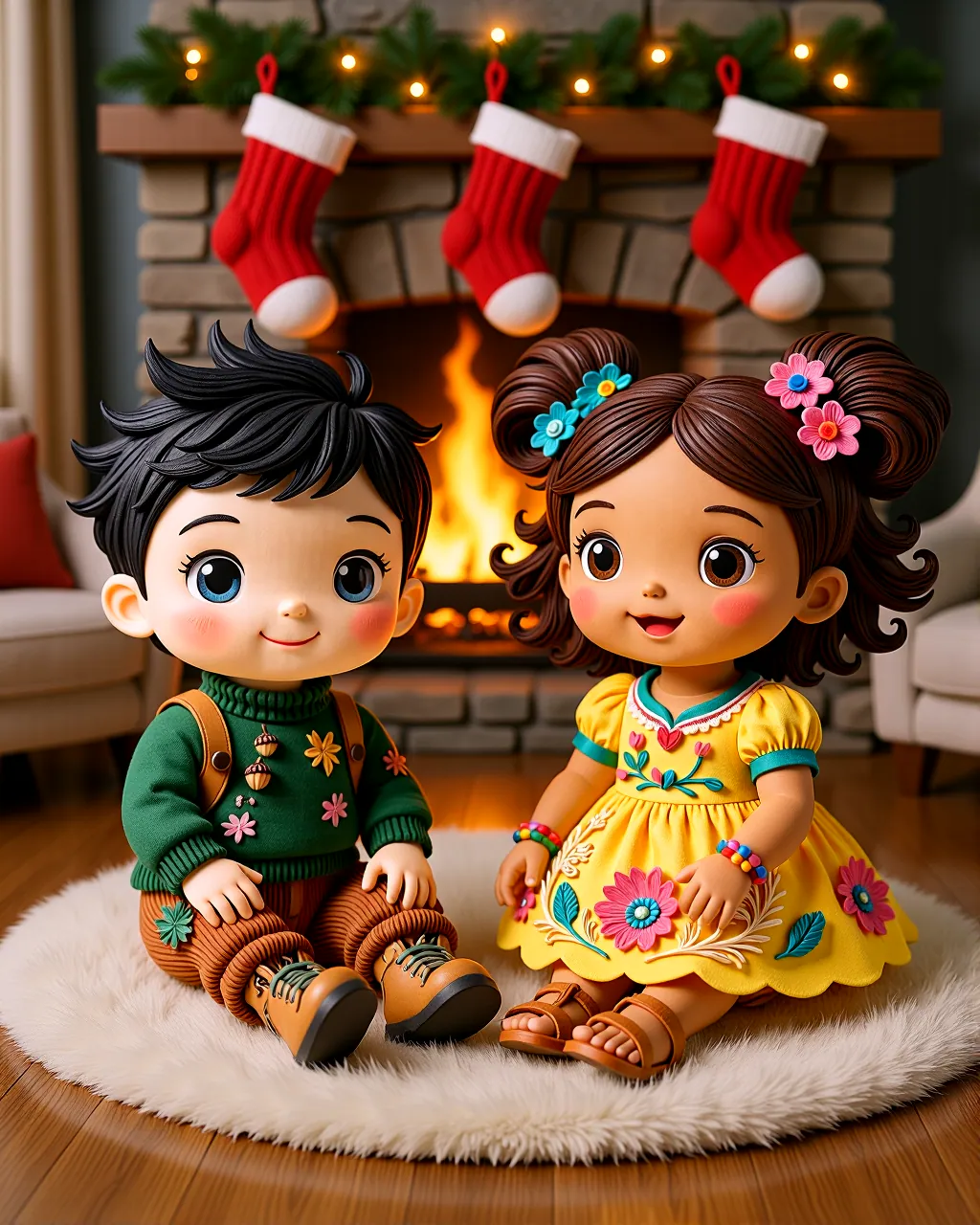 Cover of “The Stockings That Grew Brighter”