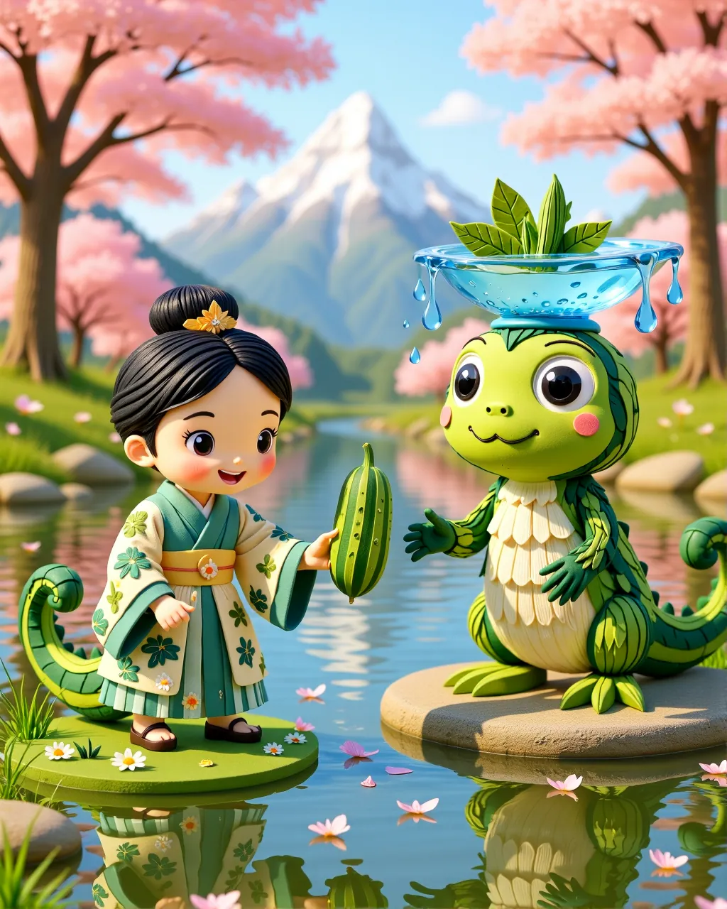 The Kappa and the Cucumber — scene 1