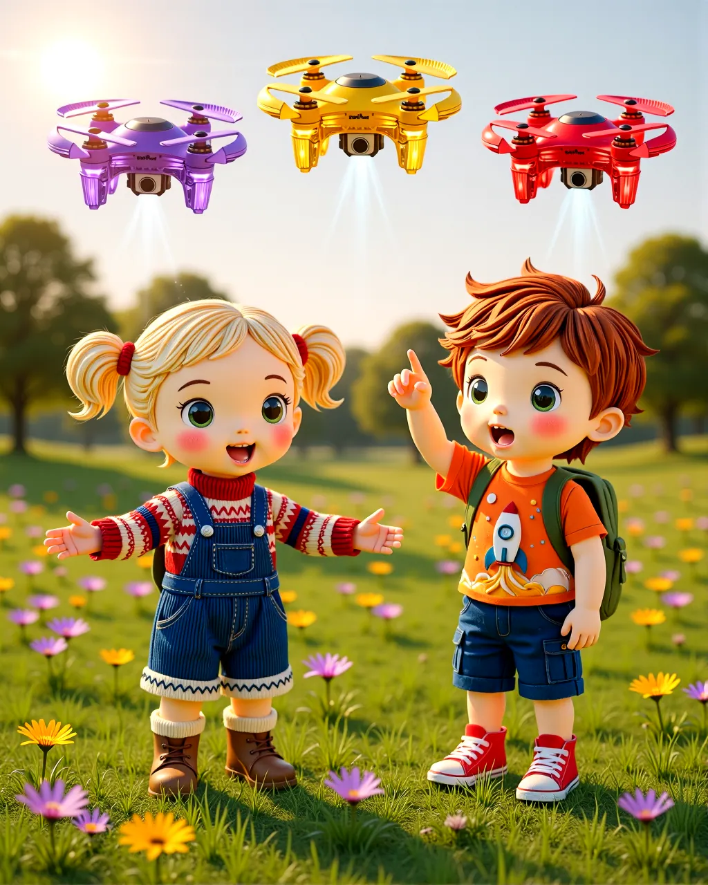 Cover of “The Dancing Drones of Courage Field”
