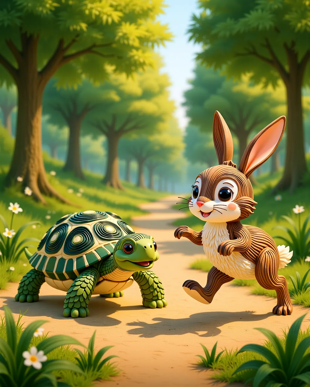 The Tortoise and the Hare — scene 1