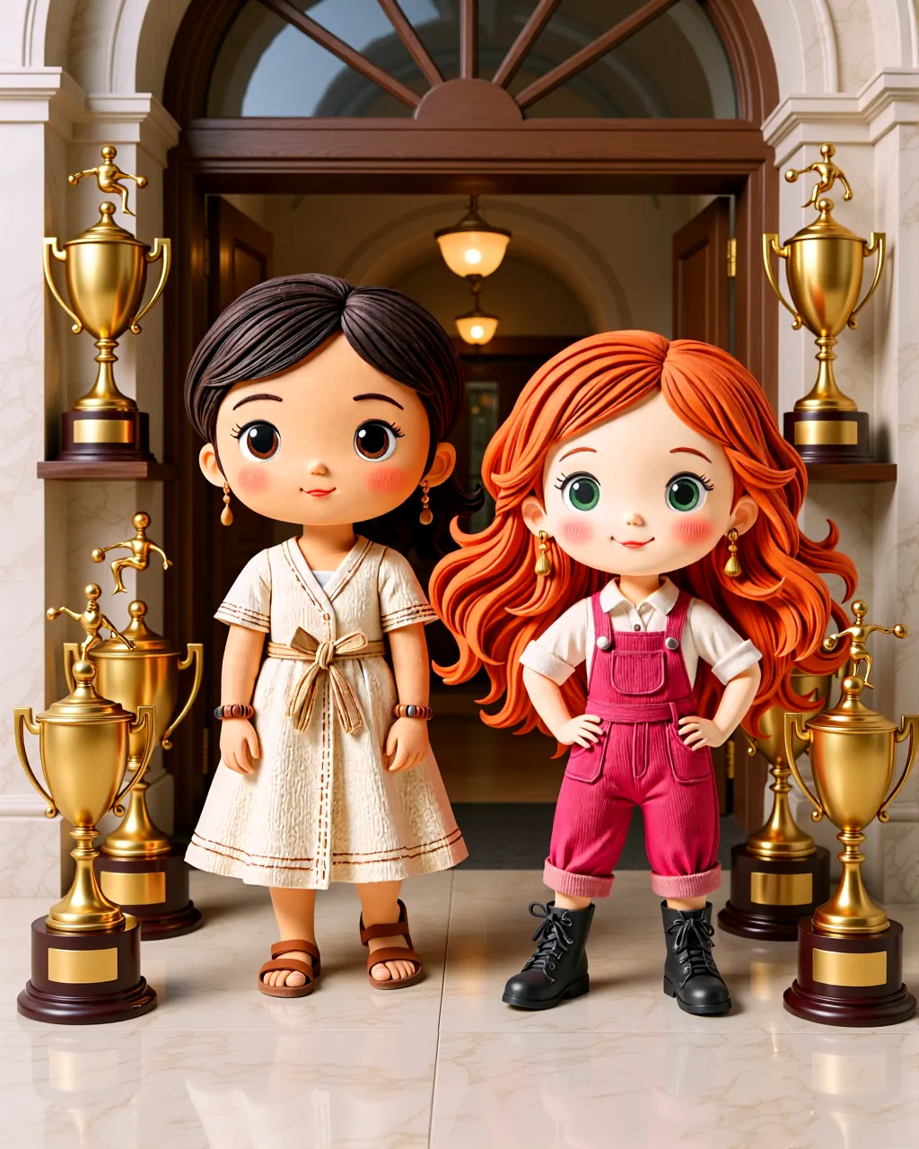 The Trophies That Remember Every Cheer — scene 1