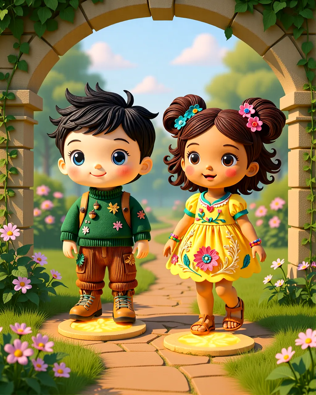 The Garden Path of Growing Hearts — scene 1