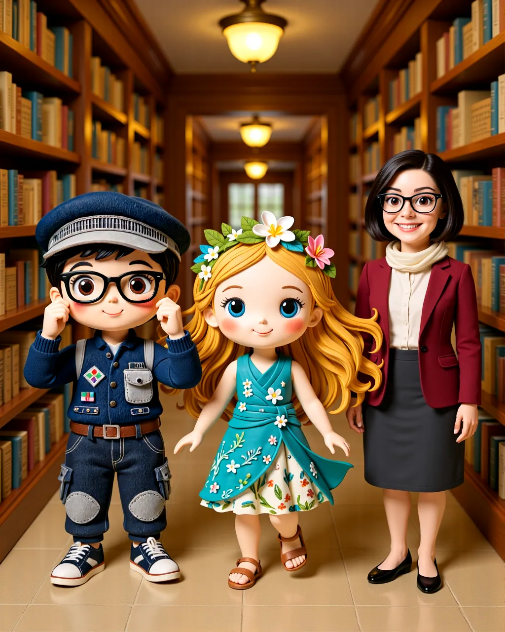The Memory Garden Library — scene 1