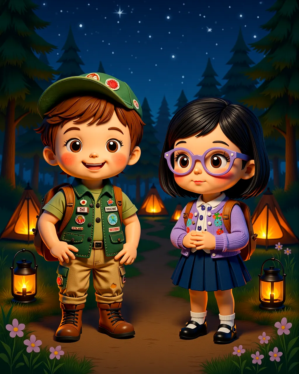 Cover of “The Glowing Tent Adventure”