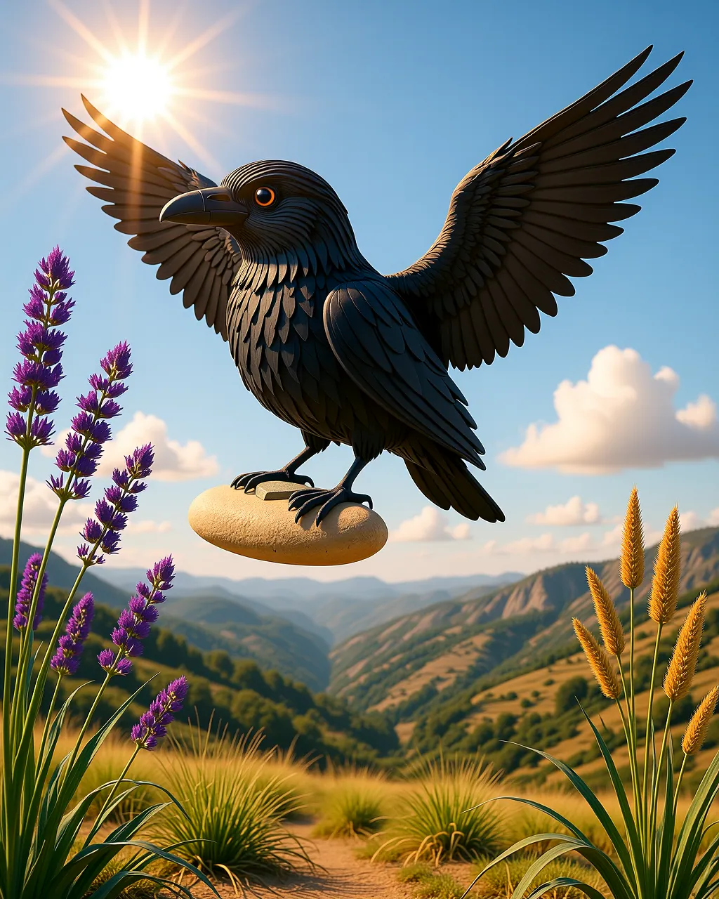 The Crow and the Pitcher — scene 1