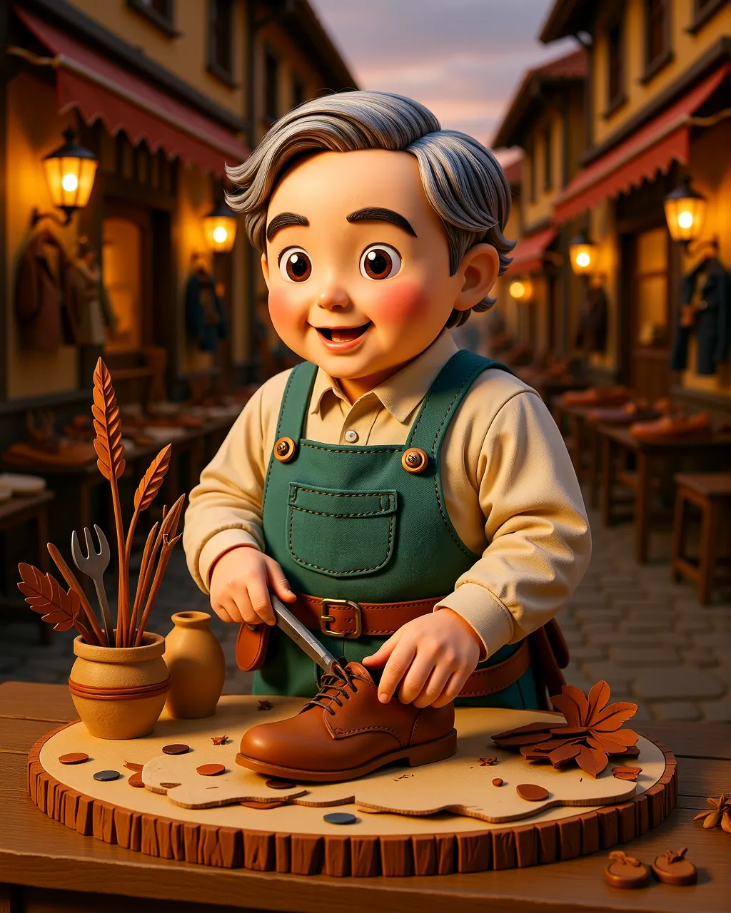 The Shoemaker and the Elves — scene 1
