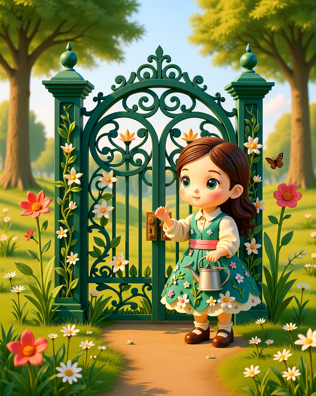 The Magic Garden Gate — scene 1