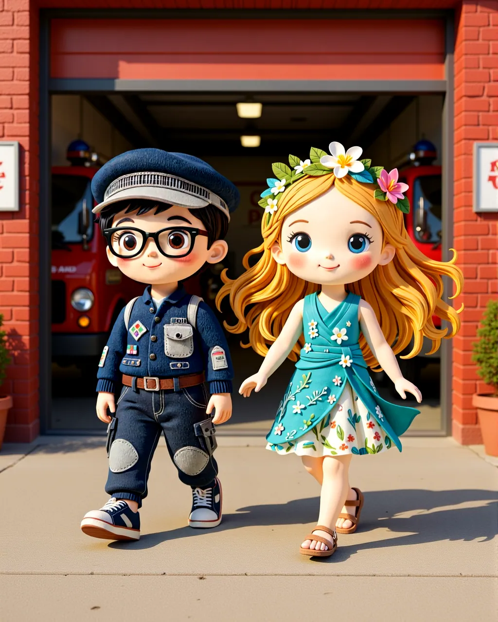 Cover of “The Respectful Fire Station”