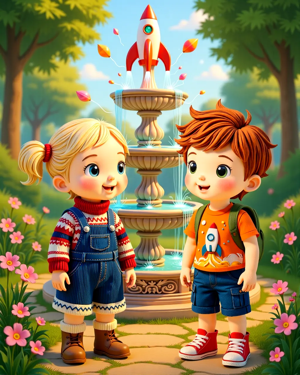 Cover of “The Rocket Garden's Sharing Fountain”