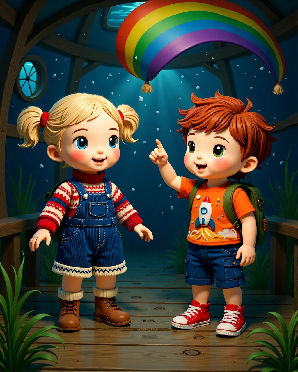 Captain Giggles and the Treasure of Trying Again — scene 1