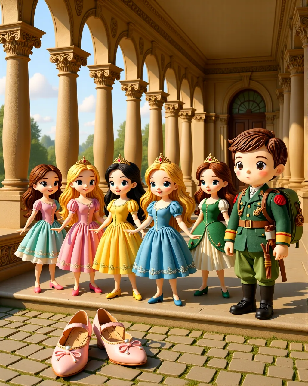 The Twelve Dancing Princesses — scene 1