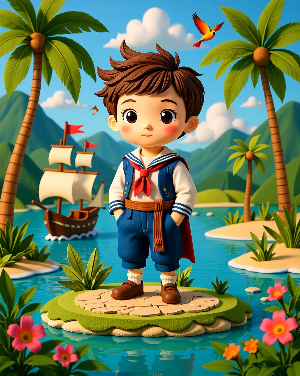 Jim Hawkins and the Treasure Island Adventure — scene 1
