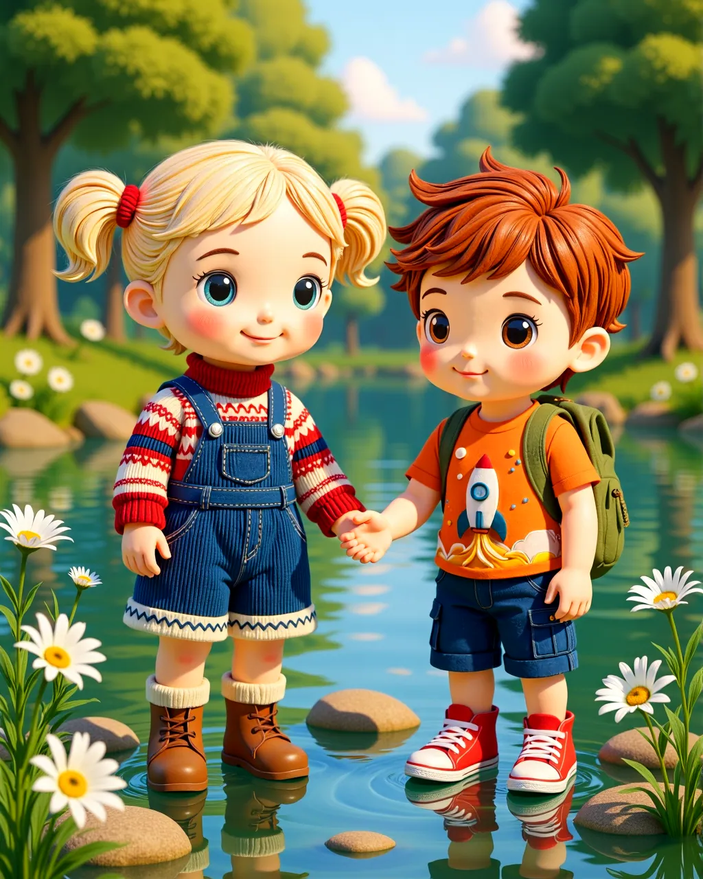 Cover of “The Swimming Hole Friends”