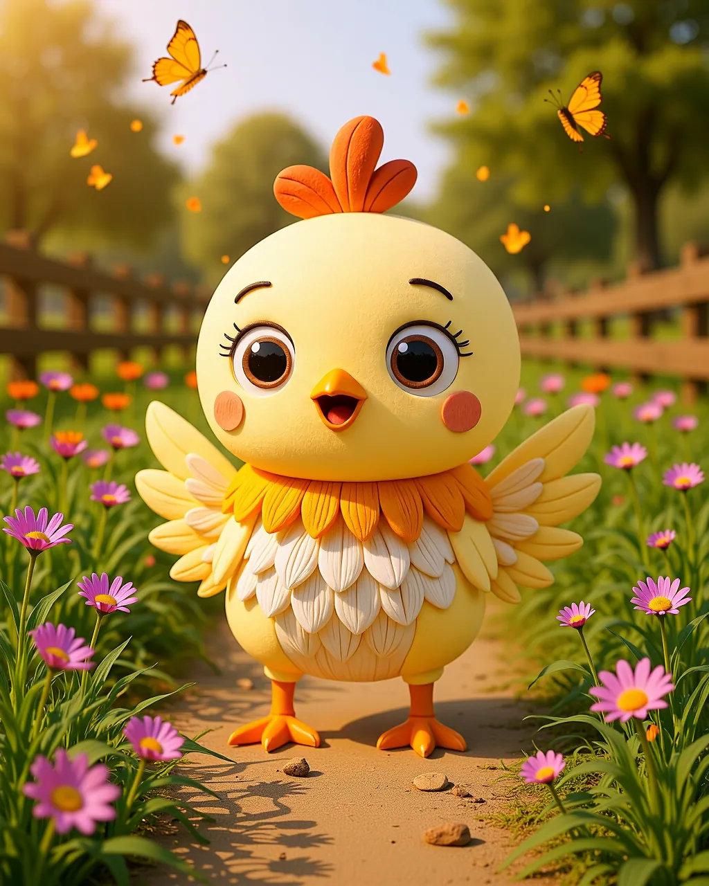Chicken Little and the Falling Sky — scene 1