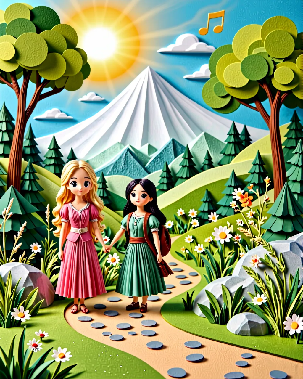 The Singing Mountain — scene 1